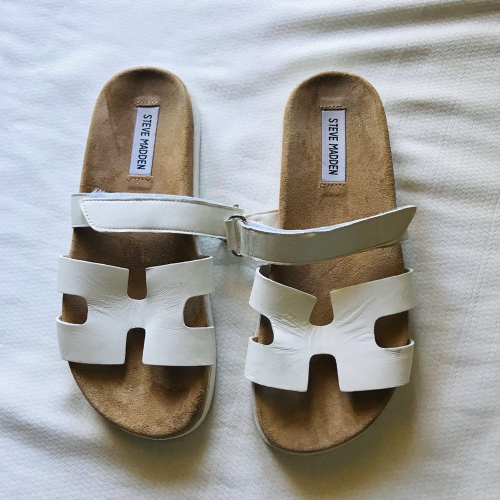 Steve Madden‎ White Women's Sandals